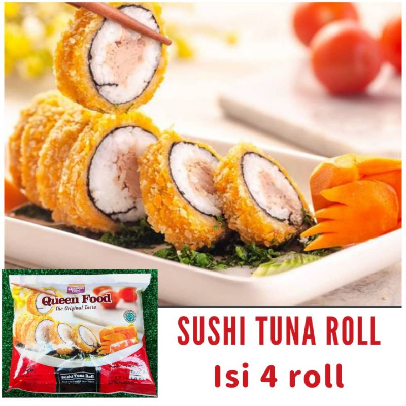 Jual QUEEN FOOD Series : Tori Egg Roll / Spicy Chicken / Shrimp Roll ...