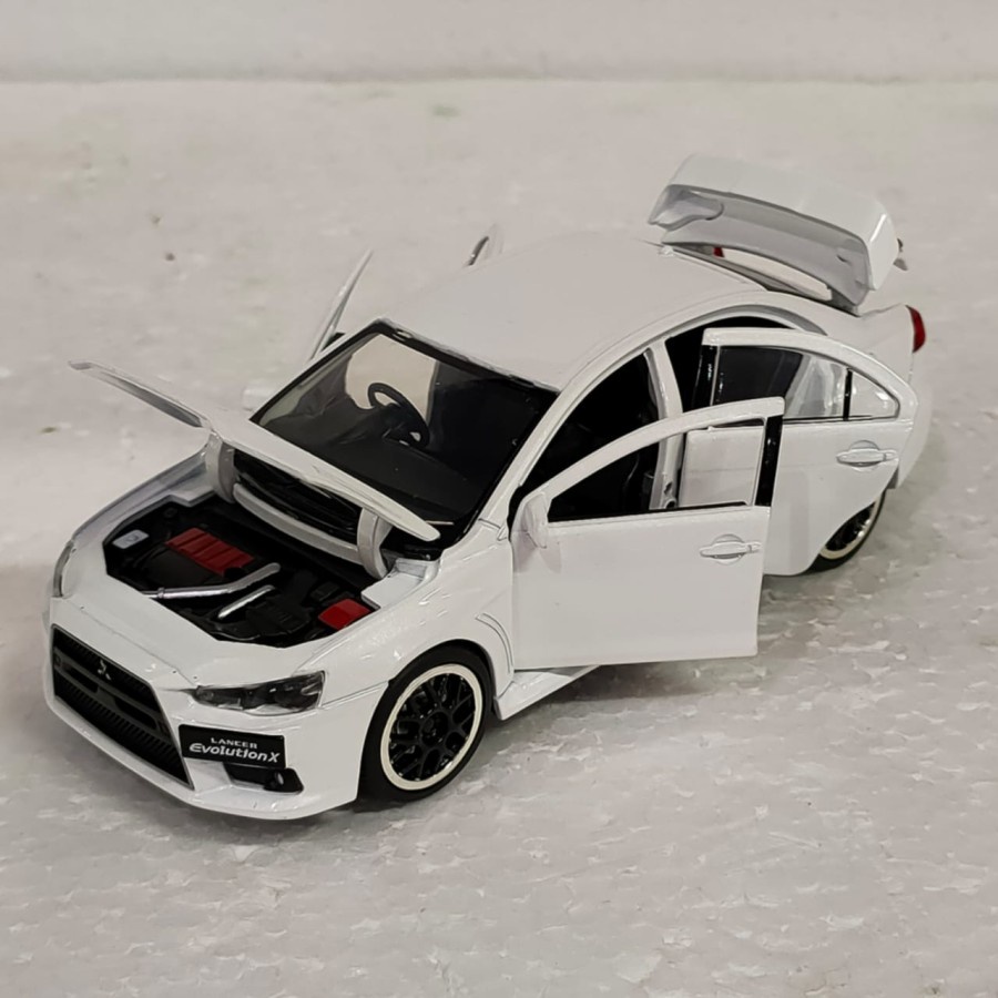 Jual Diecast lancer evolution x skala 1/32 mobil Mitsubishi Lancer Evo