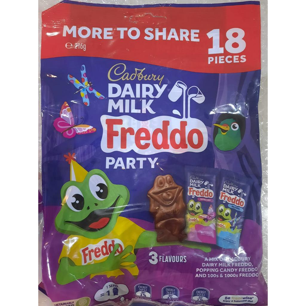 Jual Cadbury Dairy Milk Freddo Party Pack 18 Pack/Cadbury Australia isi ...