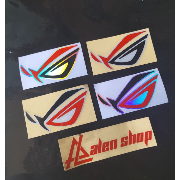 Jual Stiker Cutting Logo Rog Asus Shopee Indonesia