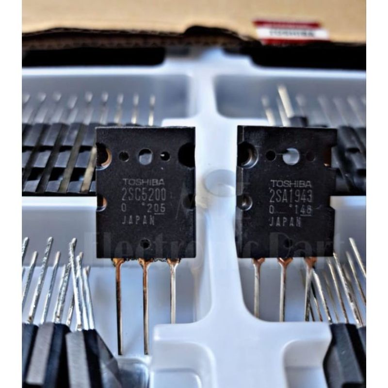 Jual Transistor TOSIBA ( SUPER) 5200/set (205) ORIGINAL for servis BU ...