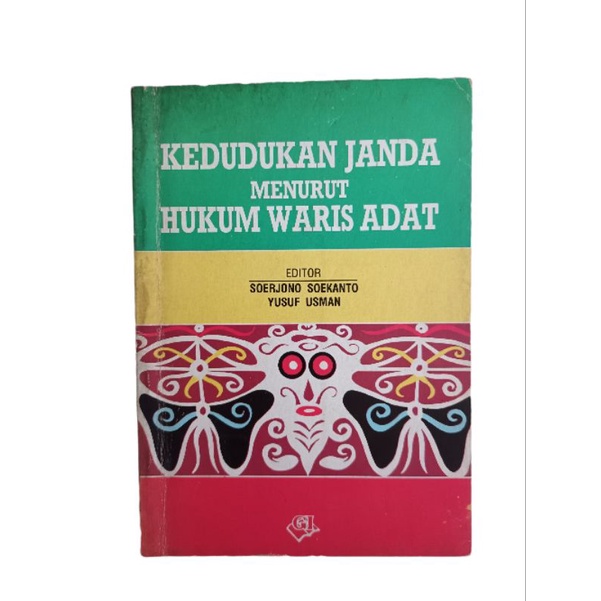 Jual KEDUDUKAN JANDA MENURUT HUKUM WARIS ADAT - SOERJONO SOEKANTO ...