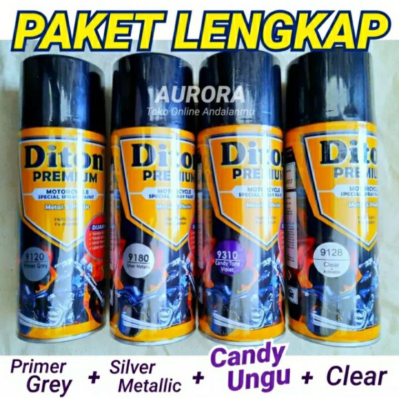 Jual Paket Lengkap Cat Pilok Diton Premium Epoxy Primer Grey