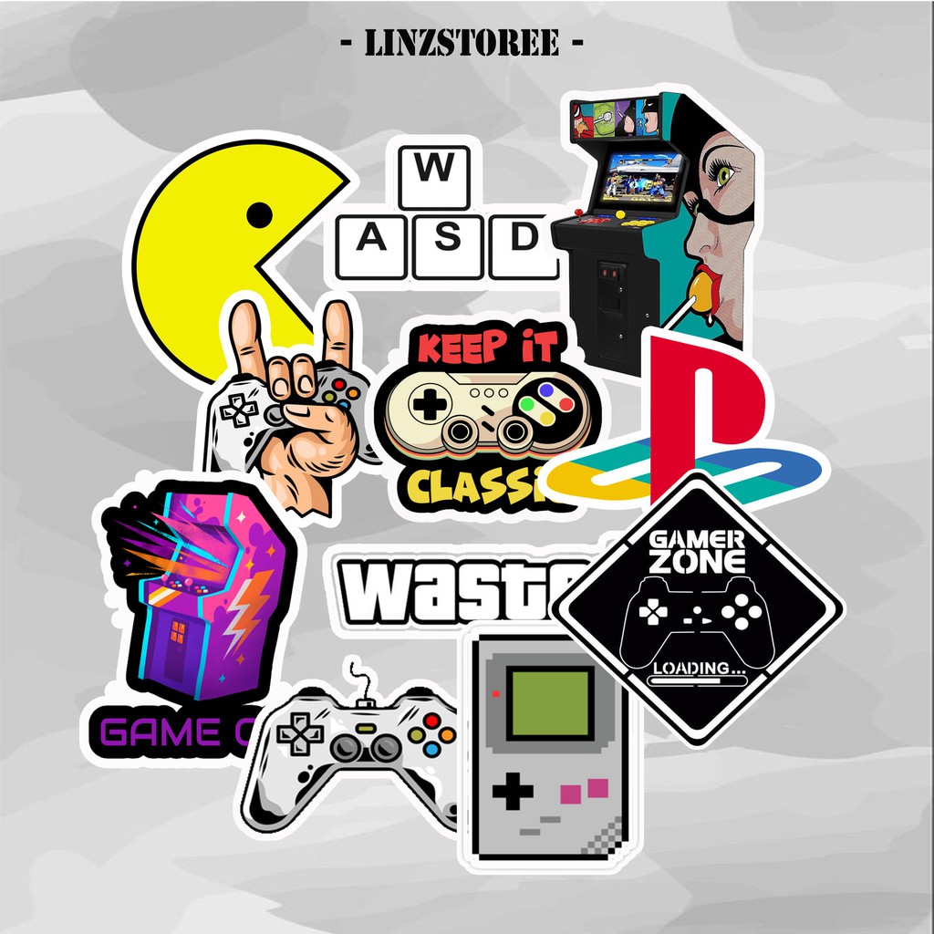 Jual [ Bisa Cod ] Sticker Pack Games Sticker Handphone Sticker