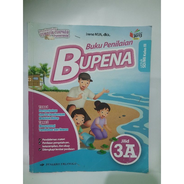 Jual Buku Penilaian Bupena untuk SD kelas 3 jilid 3A kurikulum 2013 ...