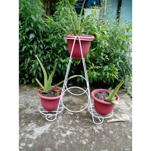 Jual Rak Bunga Besi Standing Pot Rak Tanaman Hias Pot Bunga Rak Bunga Rak Serbaguna