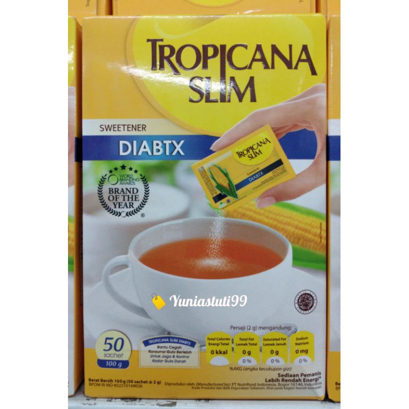 Jual Gula Pemanis Tropicana Slim Diabtx Diabetes Diabet Sweetener