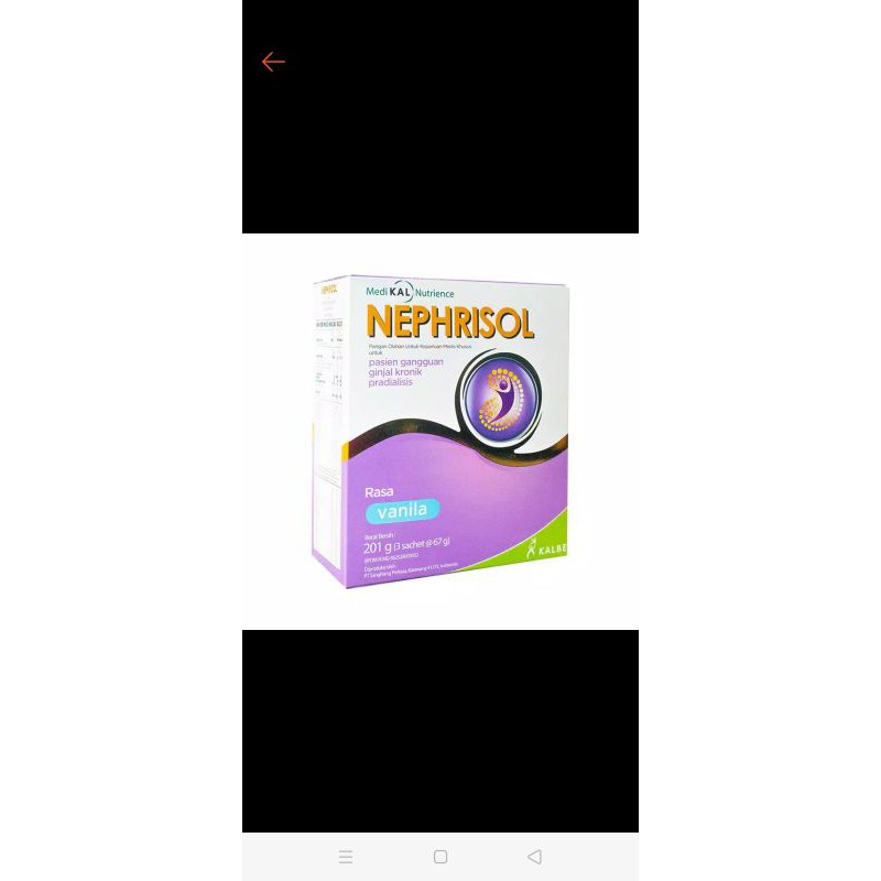 Jual NePHRISOL 201Gr Vanila | Shopee Indonesia