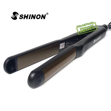 Shinon Sh 523A Lurus Alat Catok Rambut Catokan Curly 523 Keriting