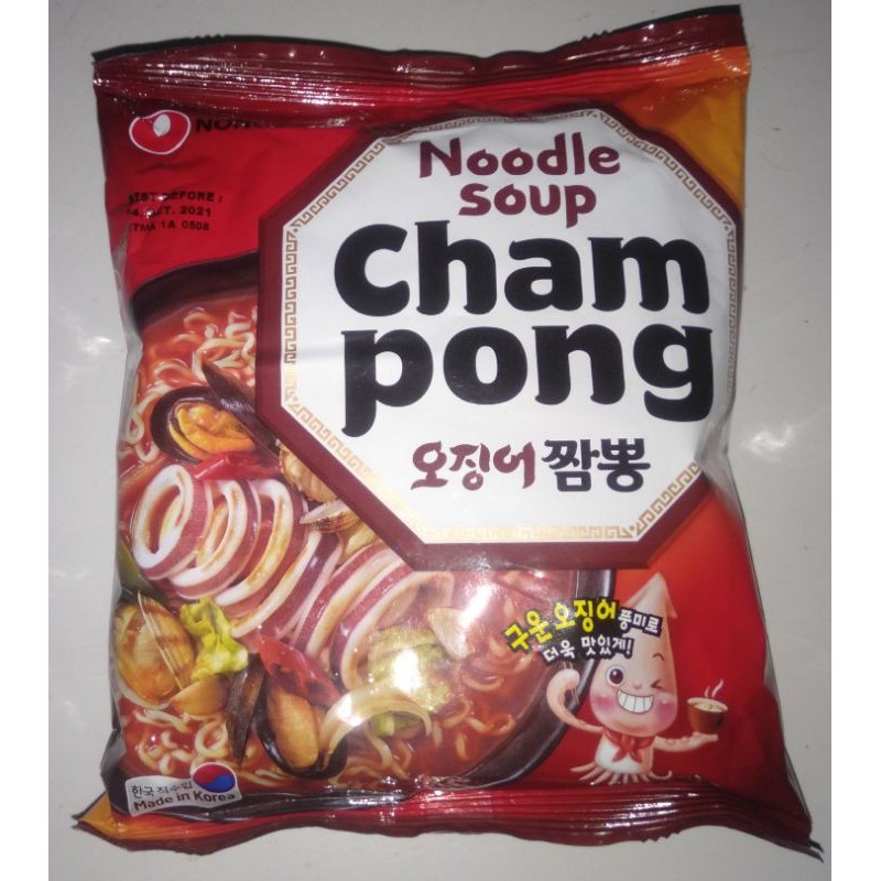 Jual NONGSHIM NOODLE SOUP CHAMPONG 124g | Shopee Indonesia