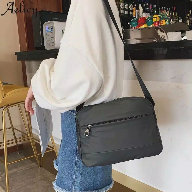 Jual TAS SELEMPANG POLOS TERBARU COD MLD | Shopee Indonesia