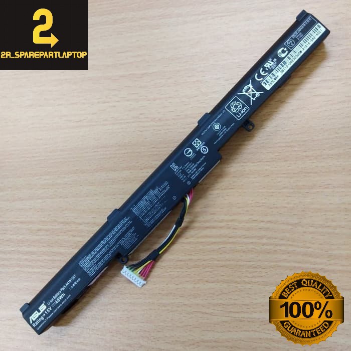 Exmate Batteria Per Asus A41N1501 – 15V 2600mAh 39Wh – Per GL752VW, N552V, N752VX