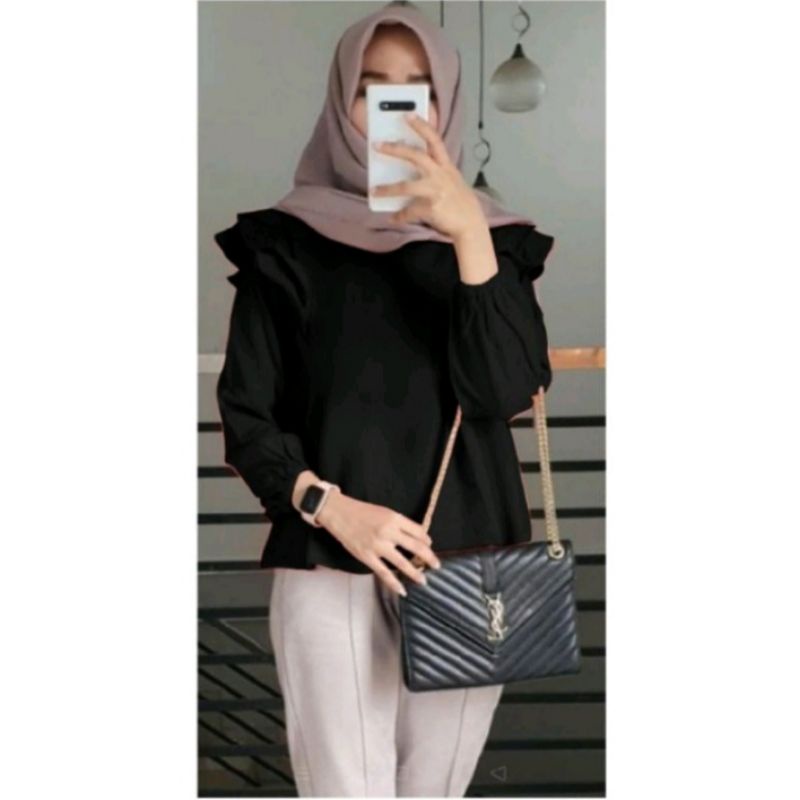 Jual BLOUSE LOVELY TOP | Shopee Indonesia