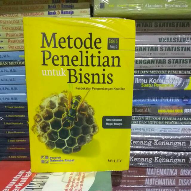 Jual Metode Penelitian untuk Bisnis edisi 6 buku 2 By Uma Sekaran ...