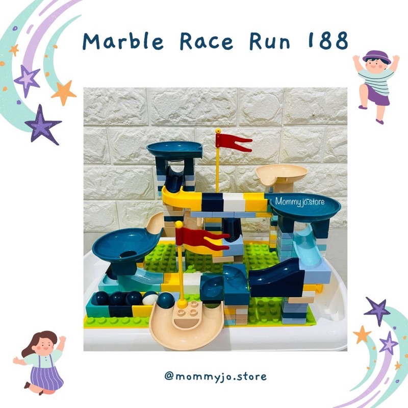 Jual Marble Race Run SUPER BIG (BALOK BESAR) Mainan Edukasi Anak ...