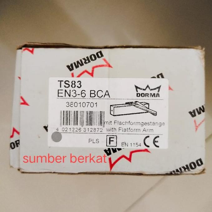 Jual Door Closer Dorma Ts 83/Door Closer Dorma Ts 83 En36 Non Hold