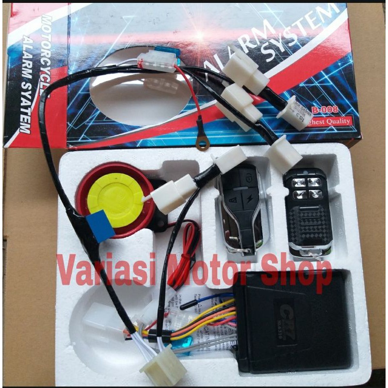 Jual Alarm Motor BHT CR7 PNP Beat Karbu + Panduan Video Pemasangan ...