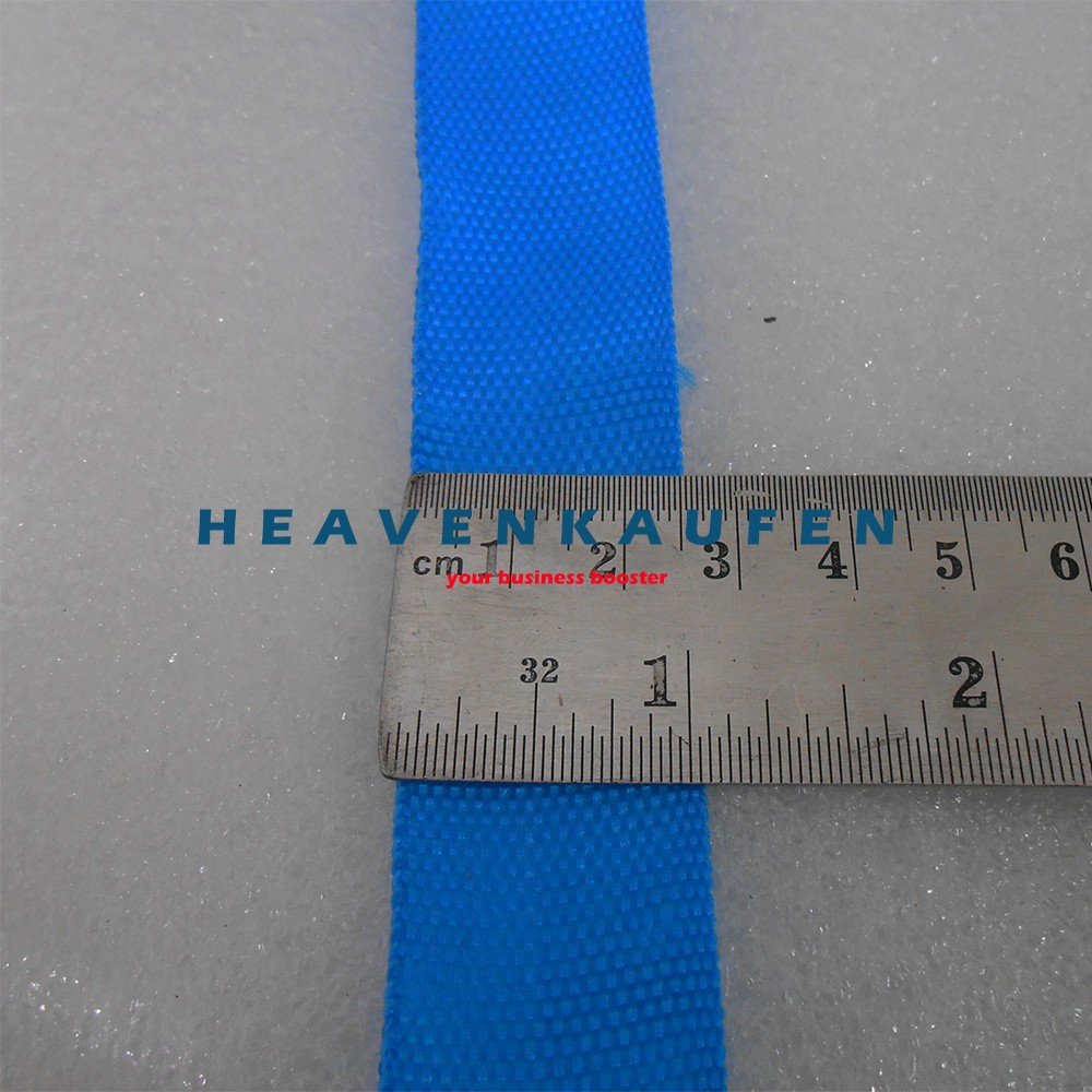Jual Bisban Pelipit Webbing PCR Penutup Bungkus Tepi Jahitan Warna Biru ...