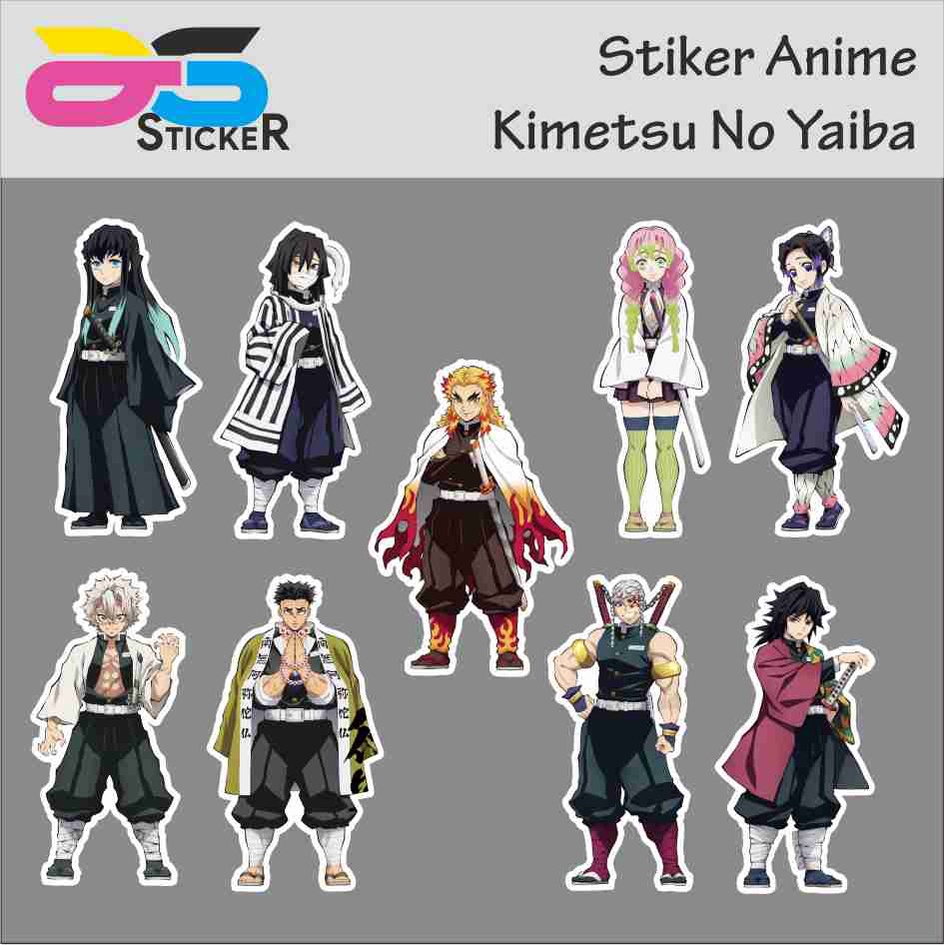 Jual Sticker - Stiker Kimetsu No Yaiba -Demon Slayer- Hashira | Shopee ...