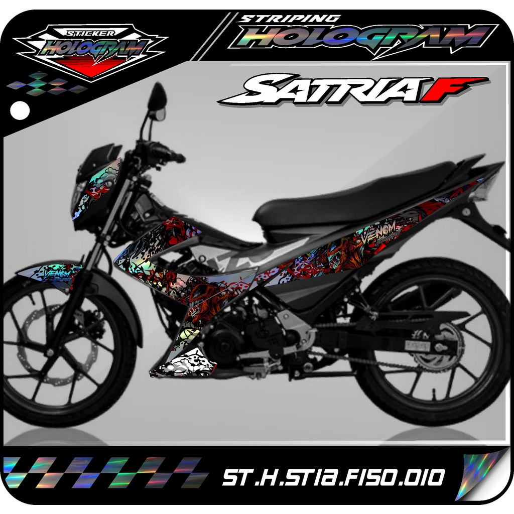Jual Satria Sticker Striping Satria Fu Facelift Stiker List Variasi ...