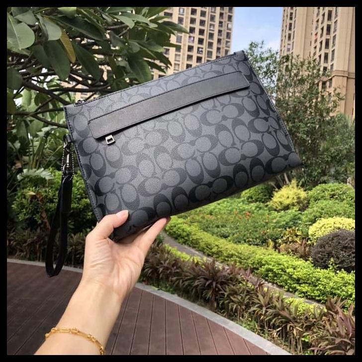Jual Coach Signature Carryall Handbag Pouch Original Guarantee 100