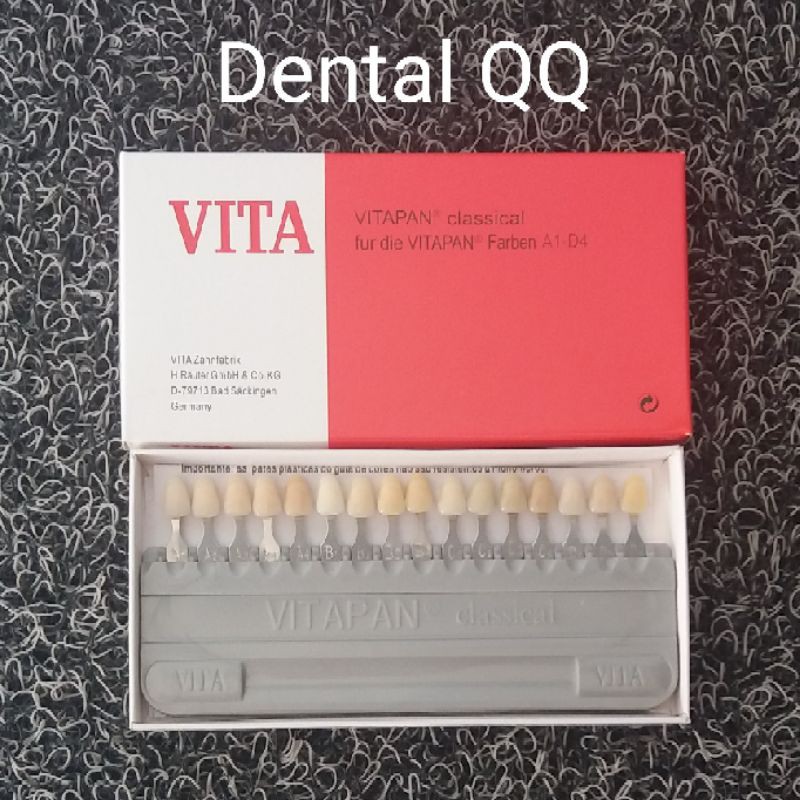 Jual Vita vitapan classical dental shade guide // contoh 16 warna gigi