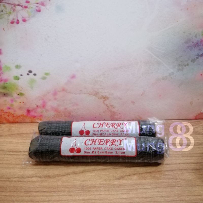 Jual Cup Roti 70 hitam/ Paper Cake Case 70 hitam isi 1000pcs | Shopee ...