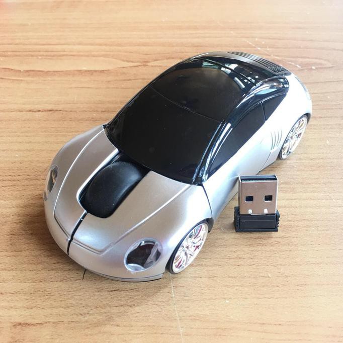 Jual Wireless Car Mouse Mini Led Optical 2.4Ghz Car Shape For Pc Laptop ...
