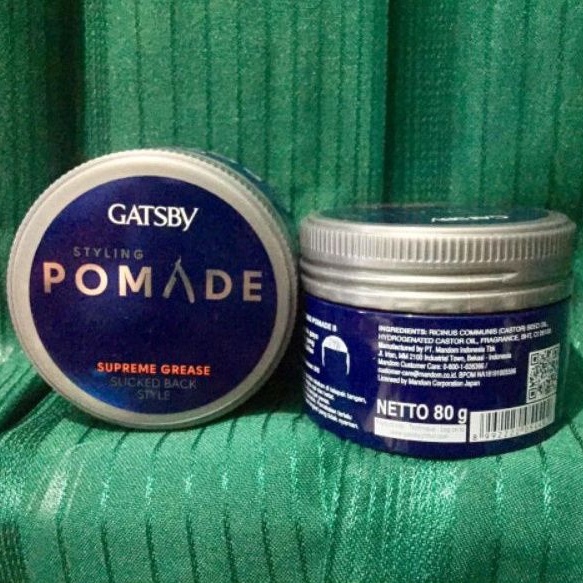 Jual GATSBY SLICKED BACK STYLE STYLING POMADE SUPREME GREASE 80gr ...