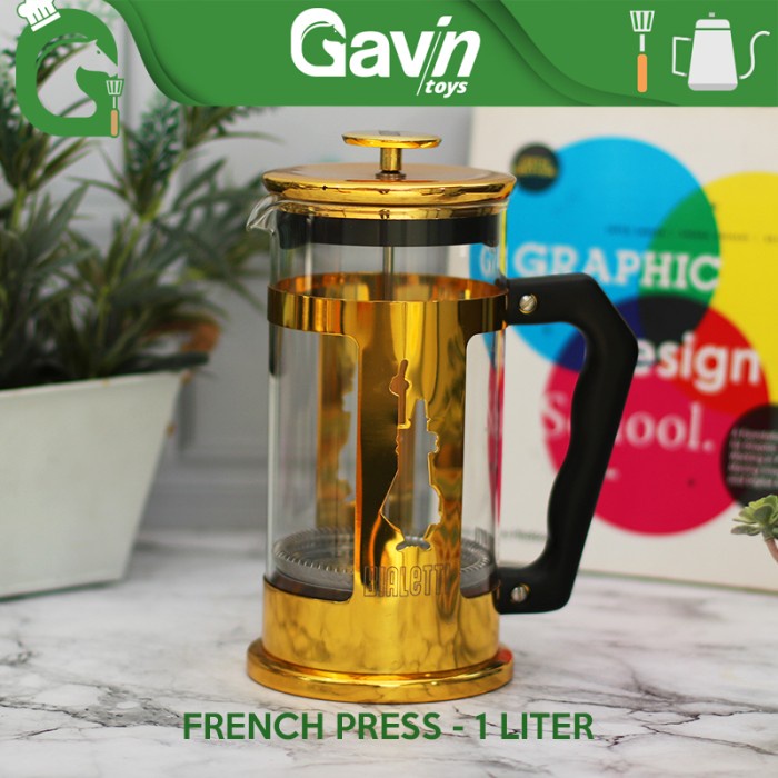 Jual Bialetti French Press 1L Original Bialetti Coffee Press Preziosa