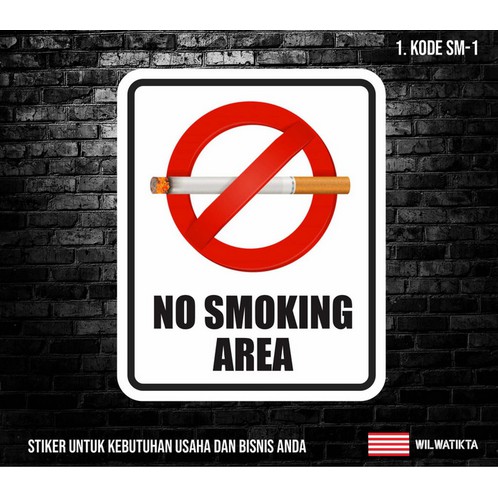 Jual Sticker K3 Safety Sign Warning Sign Kawasan Dilarang Merokok ( Min ...