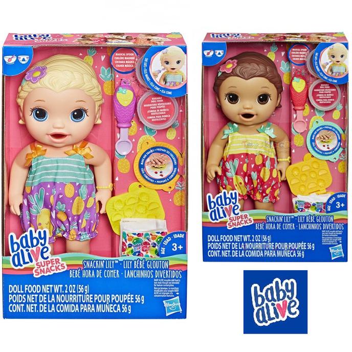 Jual Baby Alive Snackin Lily Super Snacks Original Hasbro | Shopee ...