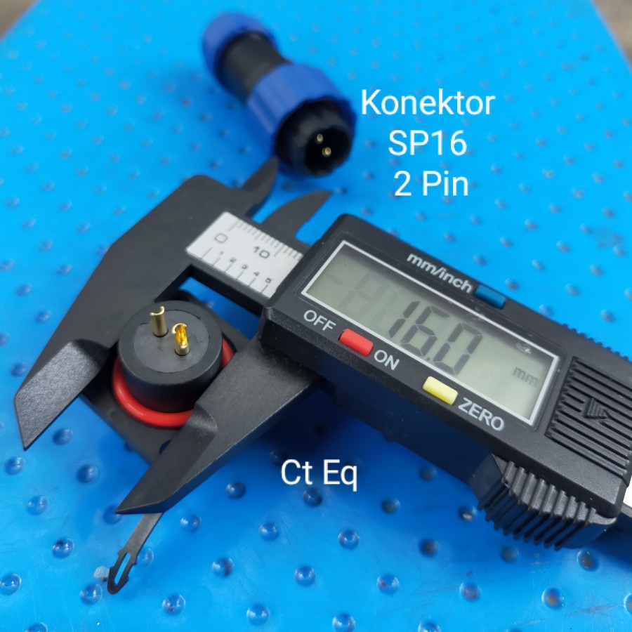 Jual Konektor SP16 2 Pin Plug n Socket IP68 Panel Mount konektor Steker ...