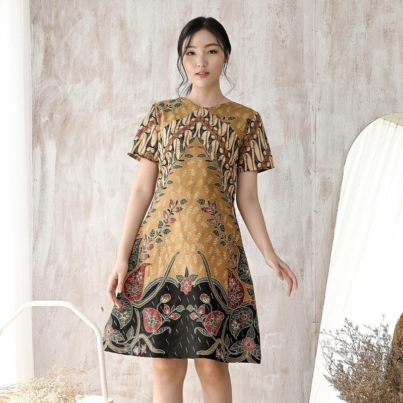 Motif dress batik hotsell