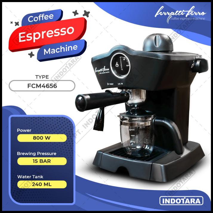 Jual Mesin Kopi Espresso / Espresso Machine Ferratti Ferro Fcm-4656 ...