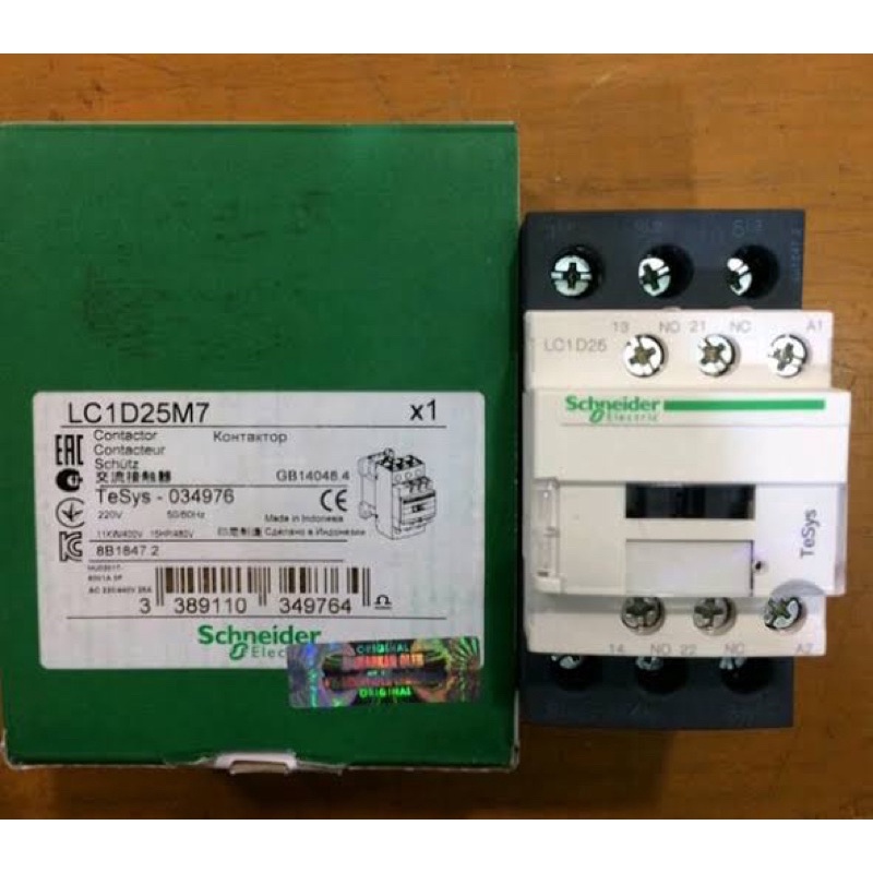 Jual Kontaktor Schneider LC1D25M7/ Contactor Schneider LC1D25M7 ...