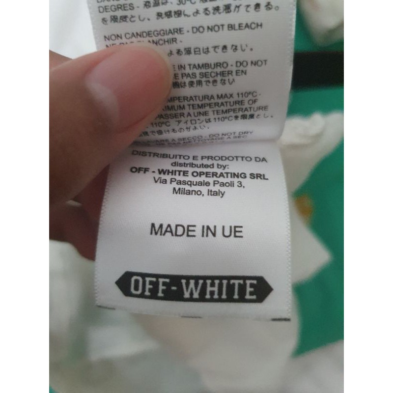 Off white hotsell made in