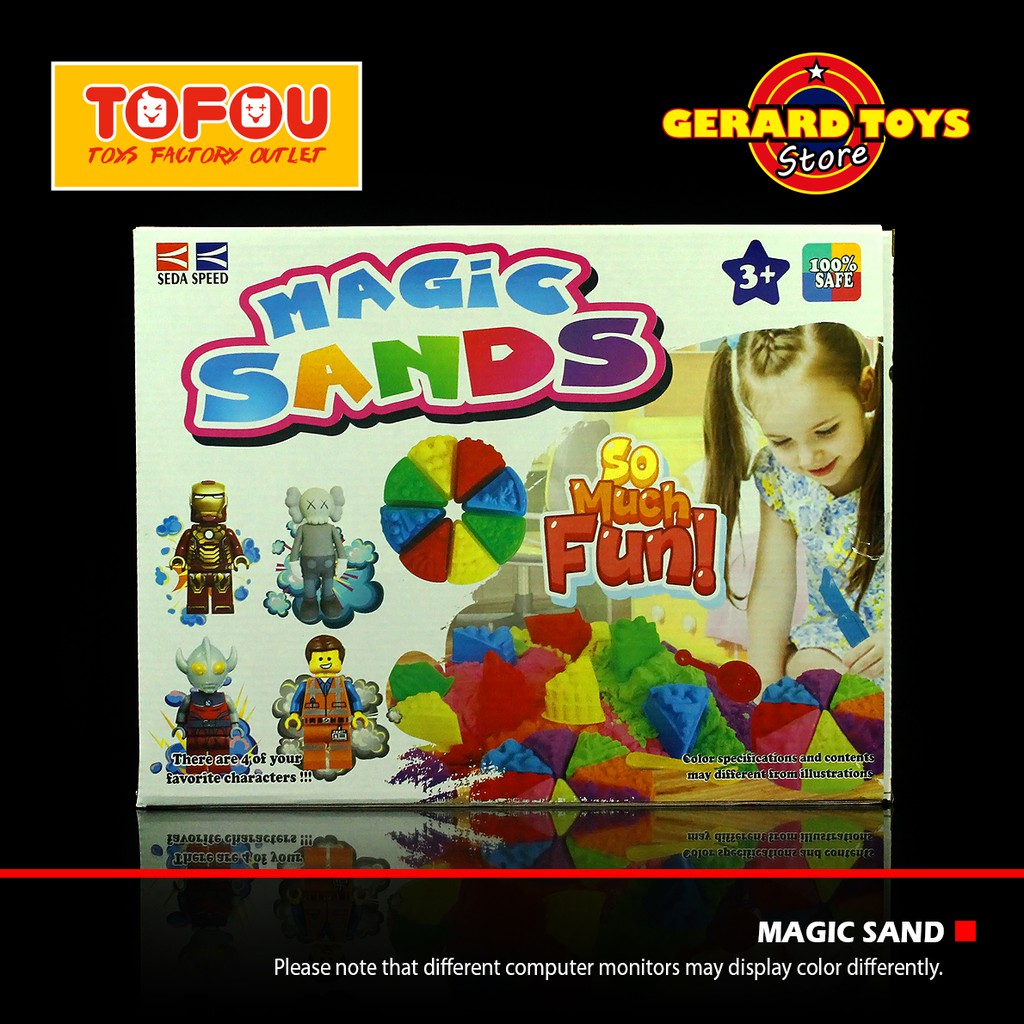 Jual Mainan Pasir Ajaib Magic Sand 4 Robot PZ668 Dus MURAH BANGET ...