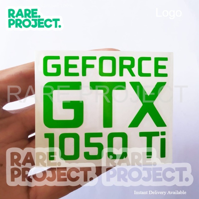 Jual NVIDIA GEFORCE GTX 1050 TI CUTTING STIKER AKSESORIES PC STIKER ...