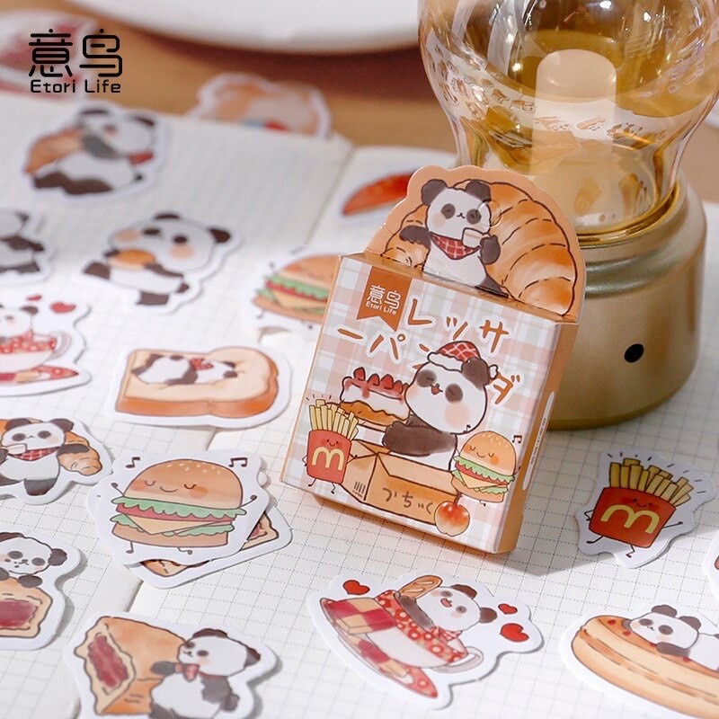 Jual 45 Pcs Sticker Lucu Panda Shiba Inu Sticker Pack Scrapbook Journal ...