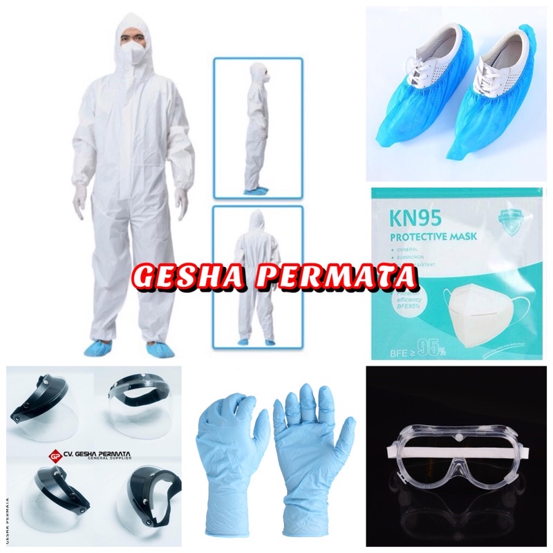 Jual Paket APD Lengkap Hazmat Fullset Paket Hemat Apd Lengkap | Shopee ...