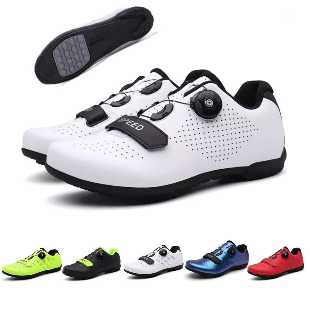 Jual Sepatu Sepeda SPEED Flat Non Cleat Shoes gowes Roadbike MTB Seli