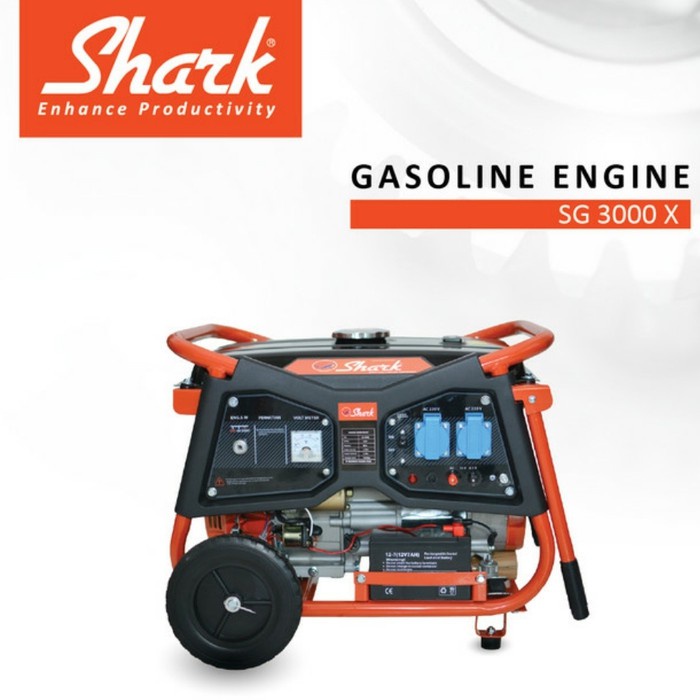 Jual Promo Diskon Spesial Shark Gasoline Generator Sg X Genset Shark Keluar Watt