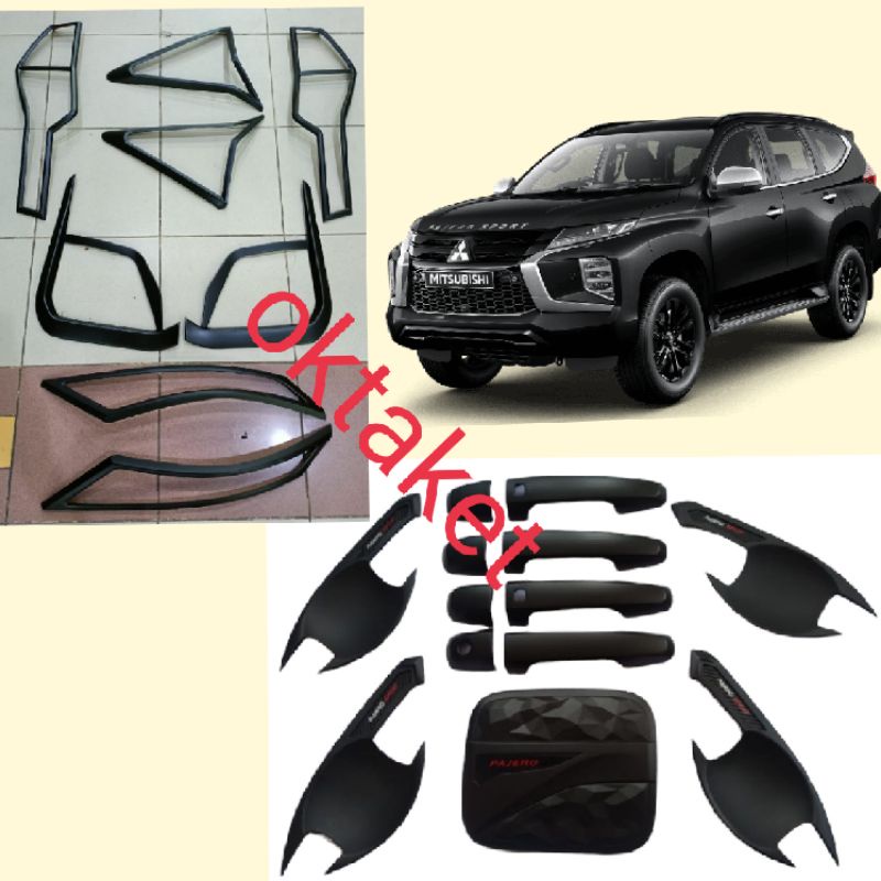 Jual Paket Lengkap All New Pajero Hitam Chrome Garnish Depan