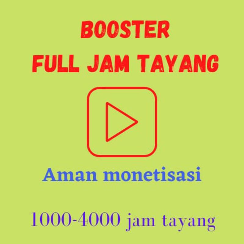 Jual Jam View YouTube Monetisasi Aman | Shopee Indonesia