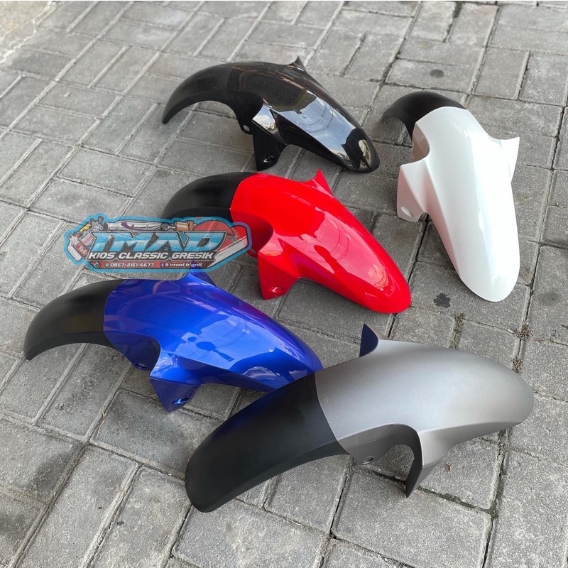 Jual Slebor depan R15 original Yamaha set breket m1 spakbor slebor r15 ...