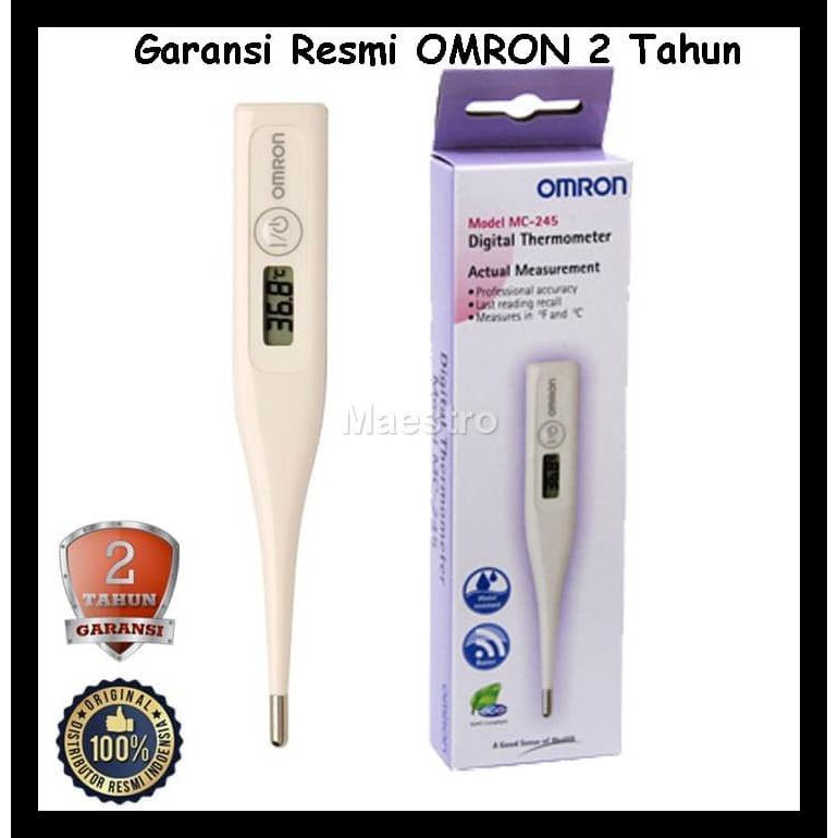 Jual Omron Mc245 Termometer Digital Thermometer Alat Ukur Suhu Badan