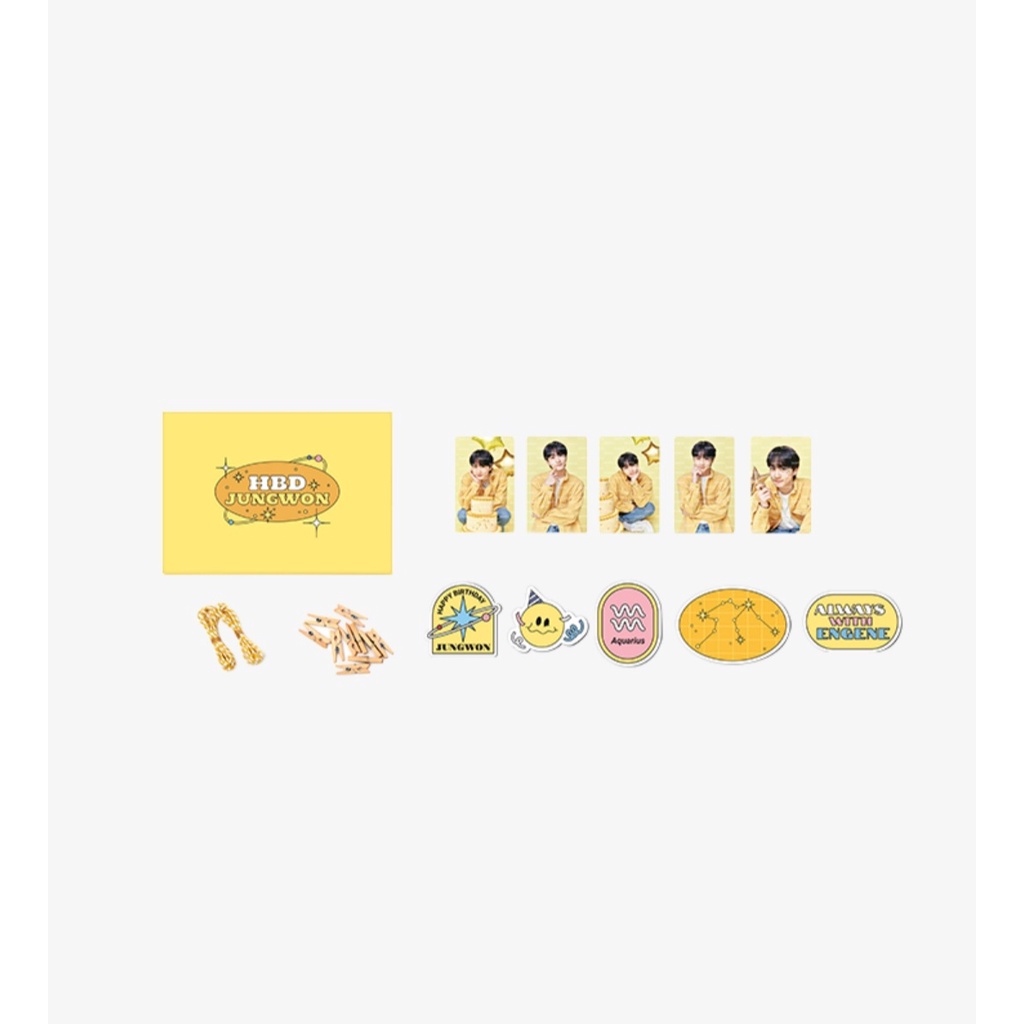 Jual [Ready] Enhypen Jungwon Birthday Merch Photocard PC Garland
