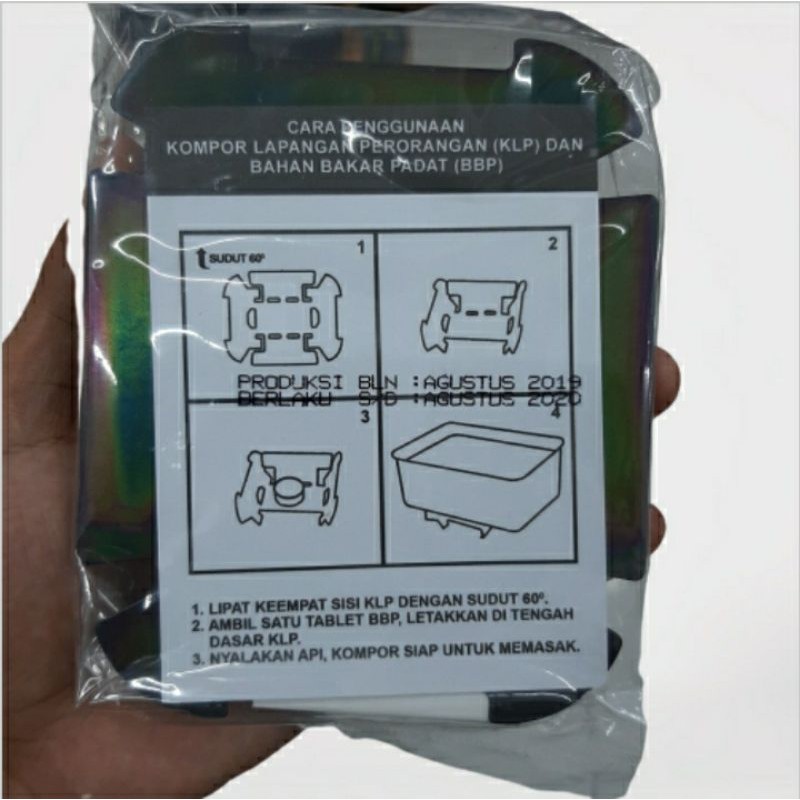 Jual Parapin Set Bahan bakar padat Kompor oudtoor Gunung adventure ...