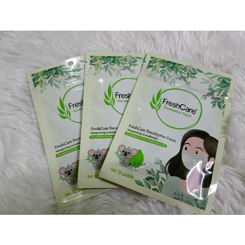 Jual Freshcare Aromatherapy Mask Eucalyptus Patch (1 Sachet Isi 12 ...